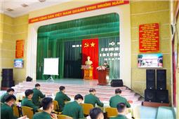 Trung đoàn 141 rút kinh nghiệm huấn luyện tháng đầu và công tác tiếp nhận chiến sĩ mới